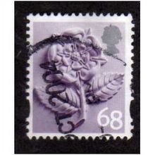 ENGLAND 68P 'TUDOR ROSE' (EN16) FINE USED (EBID25047)