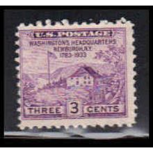 752 3c Washington's Hdqs Fine MNH Z1648