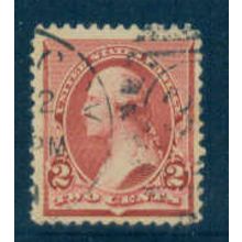 Used 220 2c George Washington Fine Plus M02043