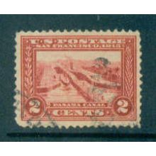 Used 398 2c Panama Canal Fine C2963