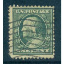 Used 331 1c Benjamin Franklin Barely Clears A06626