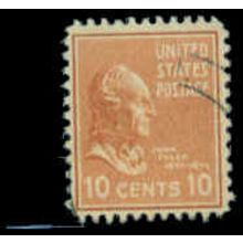 Used 815 10c John Tyler Fine M07934