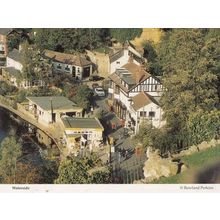 Knaresborough Waterside Aerial Tea Shop Postcard