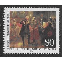 BERLIN - 1986 U/M 80pf 'F. DER GROSSE' (EBID66-052)