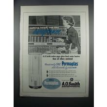 1954 A.O. Smith Permaglas Water Heater Ad - Acceptance