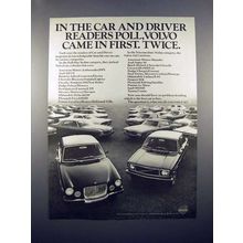 1971 Volvo Car Ad - Car & Driver Poll Came in First