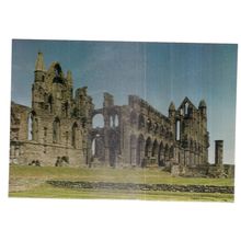 WHITBY ABBEY, Yorkshire unused vintage postcard Dept. of Enviroment =