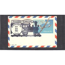 Event Greetings UXC20 25c Gliders (No Cachet-U/A) CV03700