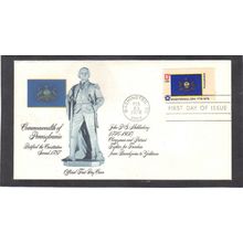 FDC Fleetwood 1634 13c Pennsylvania (Cachet-U/A) CV40988