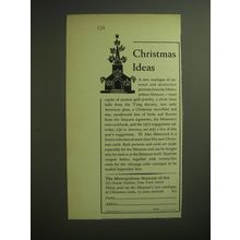 1974 The Metropolitan Museum of Art Advertisement - Christmas Ideas