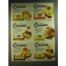1974 Kraft Casino Cheese Advertisement - Mozzarella, Muenster, Monterey Jack