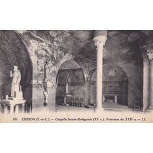 Chapelle Ste Radegonde Antique Chinon French Postcard