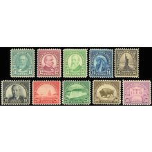 1931, Mint NH - High Value Rotary Stamp Set of 10 Stamps Scott 692-701