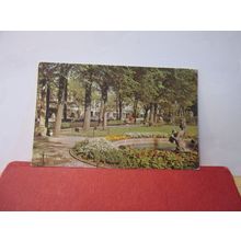 LORD STREET and GARDENS, SOUTHPORT, LANCASHIRE used postcard 1968 pm =
