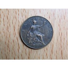GB 1902 Edward VII Farthing Coin