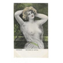 The Bride Of Abydos, Glamour, Risque, Postcard.