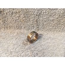 1982 Kennedy Half Dollars size 11-1/2 coin ring handmade mixed metals (A)