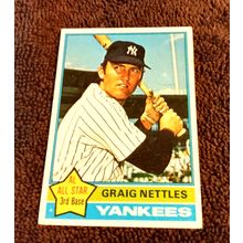 1976 Topps #169 All Star 3rd Base Graig Nettles EX/MT Condition No Creases (CJ)
