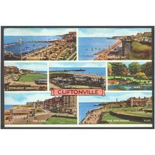 Cliftonville Postcard Multi View Kent K3533 pc00058