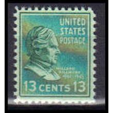 818 13c Millard Fillmore Fine MNH B0636