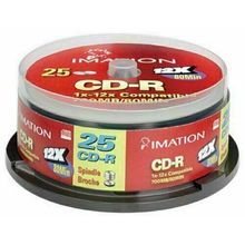 Imation 66-0000-2607-1 24x Certified CD-R 700 MB/80 Minutes Spindle Imation (25-