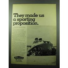 1969 B.F. Goodrich Tires Ad - A Sporting Proposition