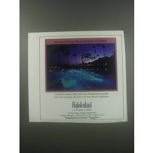 1988 Preferred Hotels Halekulani resort Ad - An oasis of tranquilty
