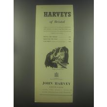1954 Harveys of Bristol Sherries and Port Ad - Harveys of Bristol