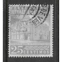 VENEZUELA 1958 25c GREY GPO CARACAS SG 1490 FINE USED#
