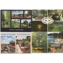 Ellesmere Shropshire 4x Canal Postcard s
