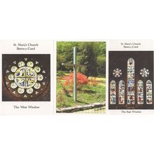 Closure Cross Given To St Marys Church Betws-Y-Coed 3x Welsh Postcard s