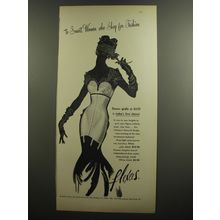 1952 Flexees Flatterin' Extra-Hi Girdle Ad - To smart women who shop for fashion