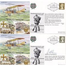 Gorlice Tarnow Capture Of Tarnow 1915 WW1 Hand Signed 2x FDC