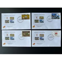 Madagascar 2022 Mi. 2751 - 2754 FDC 1er jour relations diplomatiques Chine Riz