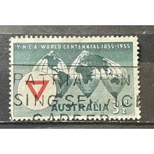 AUSTRALIA 1955 SG 0286 USED #3