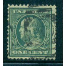 Used 374 1c Benjamin Franklin Fine A08129