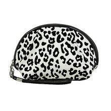 Cosmetic Purse - Leopard Print - BG-402LEWT-BK