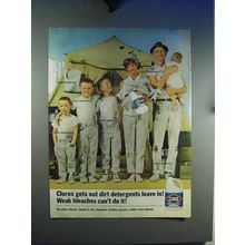 1965 Clorox Bleach Ad - Weak Bleaches Can't Do It