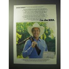 1986 National Rifle Association NRA Ad - Steve Kanaly