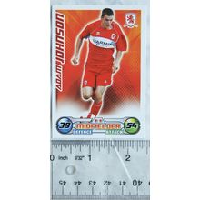 2008/09 Topps Match Attax Trading Card - Adam Johnson, Middlesbrough FC
