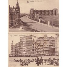 Ostende Royal Palace Les Grands Hotel 2x Postcard s