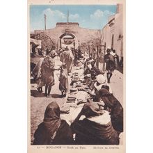 Ypres Meat Butcher Market Belgium Old Postcard