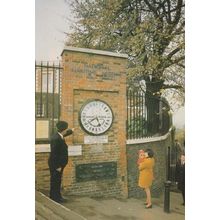 National Maritime Ship Museum Royal Observatory Clock Entrance + Guard Postcard