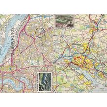 Southampton Ordnance Survey Head Office 2x Map Postcard s