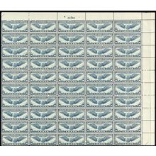 C24, MNH 30¢ Complete Sheet of 50 Stamps - CV $675 .. Stuart Katz