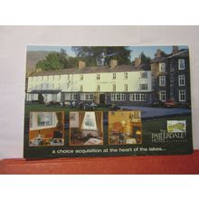PATTERDALE HOTEL, ULLSWATER, CUMBRIA used postcard special offers sign-up =