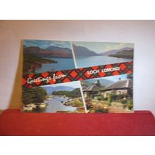 multiview, LOCH LOMOND, SCOTLAND used postcard by Colourmaster 1978 pm =