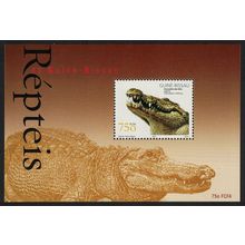 Guinea-Bissau Crocodile Reptiles MS 2002 MNH SG#MS1377