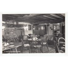 Ye Olde Thatched Barn Croyde Postcard RP Devon
