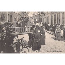 Procession De Furnes Le Couronnement D'Epines Belgium Old Postcard